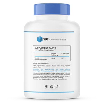 SNT Sodium Ascorbate 750 mg 90 vcaps (,  1)