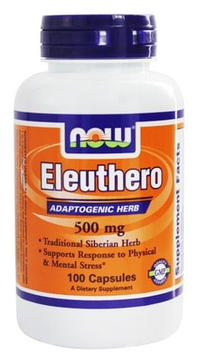 NOW Eleuthero 500 mg 100 vcaps (,  4)