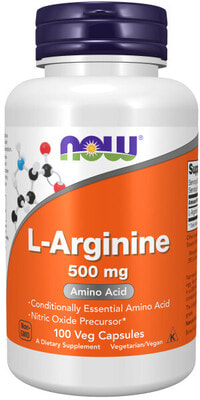 NOW L-Arginine 500 mg 100 caps (,  1)