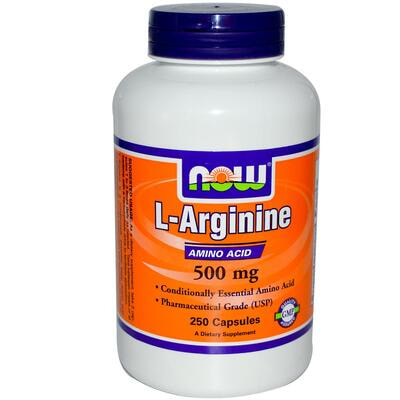 NOW L-Arginine 500 mg 100 caps (,  4)