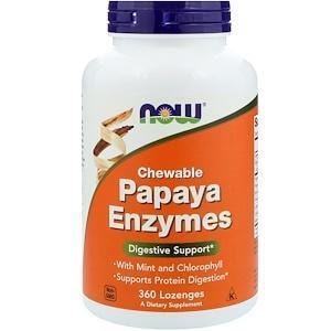 NOW Papaya Enzymes 360 lozenges (,  5)