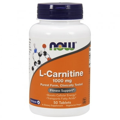 NOW L-Carnitine Tartrate 1000 mg 50 tabs (,  4)