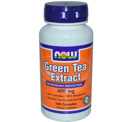 NOW Green Tea Extract 400 mg 100 caps (,  5)