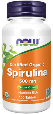 NOW Spirulina 500 mg 100 tabs (,  1)