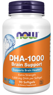 NOW DHA-1000 90 softgels (,  1)