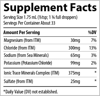 Trace Ionic Potassium 99 mg 59 ml (,  2)