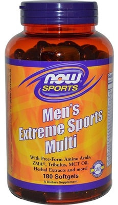 NOW Men`s Extreme Sports Multi 180 softgels (,  1)