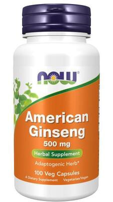 NOW American Ginseng 500 mg 100 vcaps (,  3)