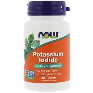 NOW POTASSIUM IODIDE 30 MG 60 TABS (,  5)