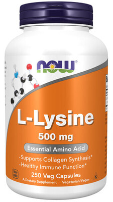 NOW L-Lysine 500 mg 250 caps (,  1)