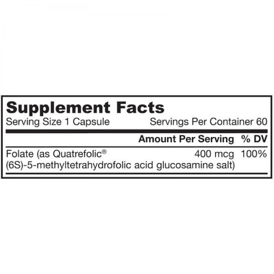 Jarrow Methyl Folate 400 MCG 60 VCAPS (,  1)