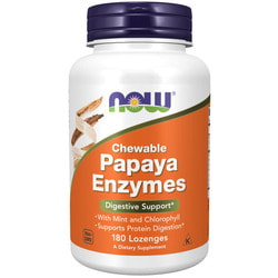 NOW Papaya Enzymes 180 lozenges.  2