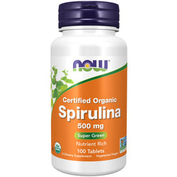 NOW Spirulina 500 mg 100 tabs.  2