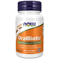 NOW OralBiotic 60 lozenges.  2