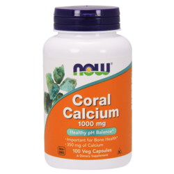 NOW Coral Calcium 1000 mg 100 caps.  2