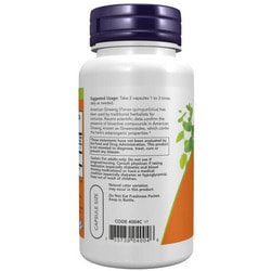 NOW American Ginseng 500 mg 100 vcaps.  2