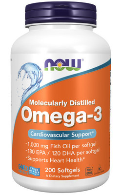 NOW Omega-3 200 softgels