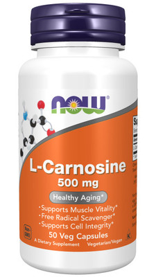 NOW L-Carnosine 500 mg 50 vcaps