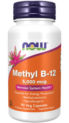 NOW Methyl B-12 5000mcg 90 vcaps