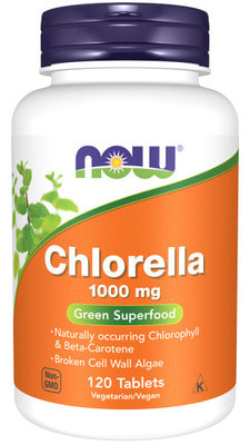 NOW CHLORELLA 1000mg120 TABS