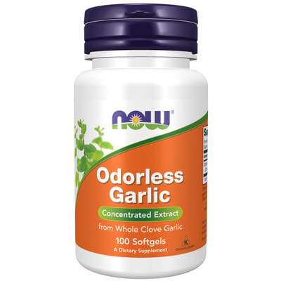 NOW Odorless Garlic 100 softgels