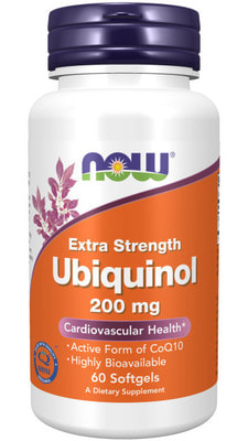 NOW Ubiquinol 200 mg 60 softgels