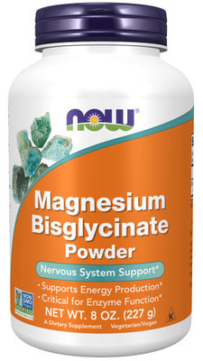 NOW Magnesium Bisglycinate Power 227 g