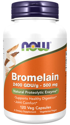 NOW Bromelain 500 mg 120 vcaps