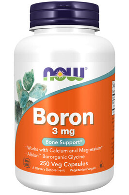 NOW Boron 3 mg 250 vcaps