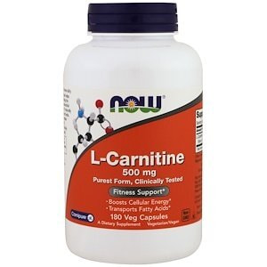 NOW L-Carnitine 500 mg 180 caps