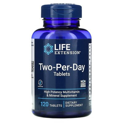 Life Extension Multivitamins Two-Per-Day 120 tablets ()