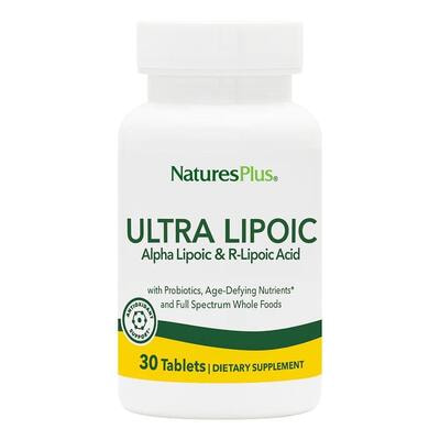 Natures Plus Ultra Lipoic Bi-Layered 500 mg ALA 100 mg R-Lipoic 30 tab ()
