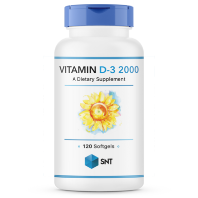 SNT Vitamin D-3 2000 iu 120 softgels ()