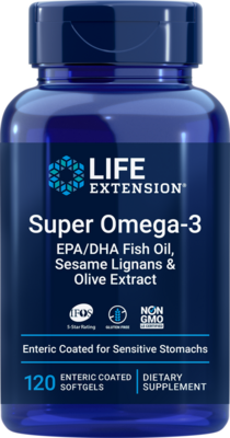 Life Extension Super Omega-3 EPA/DHA Fish Oil 120 sgels ()