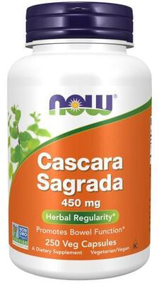 NOW Cascara Sagrada 450 mg 250 vcaps ()