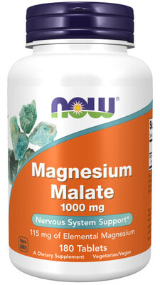 NOW Magnesium Malate 1000 mg 180 tabs ()