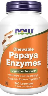 NOW Papaya Enzymes 360 lozenges ()