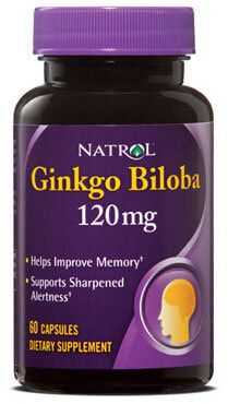 Natrol Ginkgo Biloba 120 mg 60 caps ()