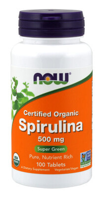 NOW Spirulina 500 mg 100 tabs ()