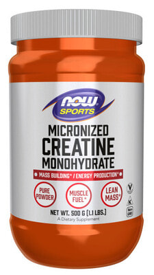 NOW CREATINE MONOHYDRATE MICRONIZED 500 G ()