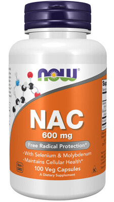 NOW NAC-Acetyl cysteine 600mg 100caps ()