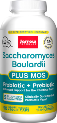 Jarrow Saccharomyces Boulardii + MOS 5 billion organisms 90 VCAPS