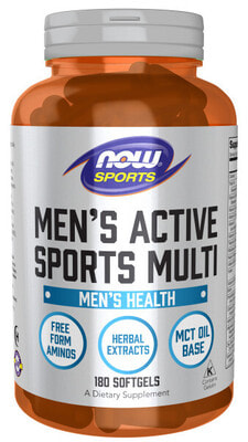 NOW Men`s Extreme Sports Multi 180 softgels ()