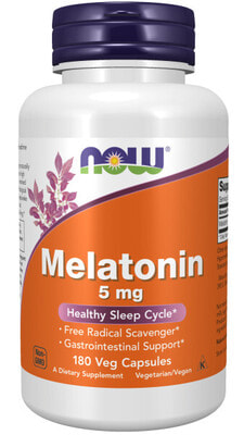 NOW Melatonin 5 mg 180 vcaps ()