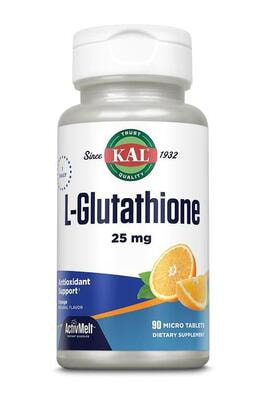 KAL L-Glutathione ActivMelt Orange 25mg 90 loz