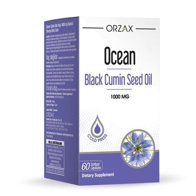 ORZAX OCEAN BLACK CUMIN OIL 1000 MG 60 caps