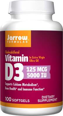 Jarrow Vitamin D3 5000 IU 100 sgel