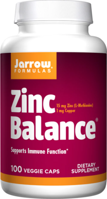 Jarrow Zinc Balance 15	MG	100	caps