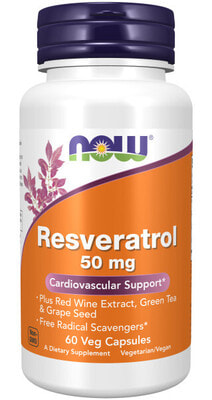 NOW Resveratrol 50 mg 60 vcap ()