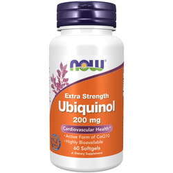 NOW Ubiquinol 200 mg 60 softgels